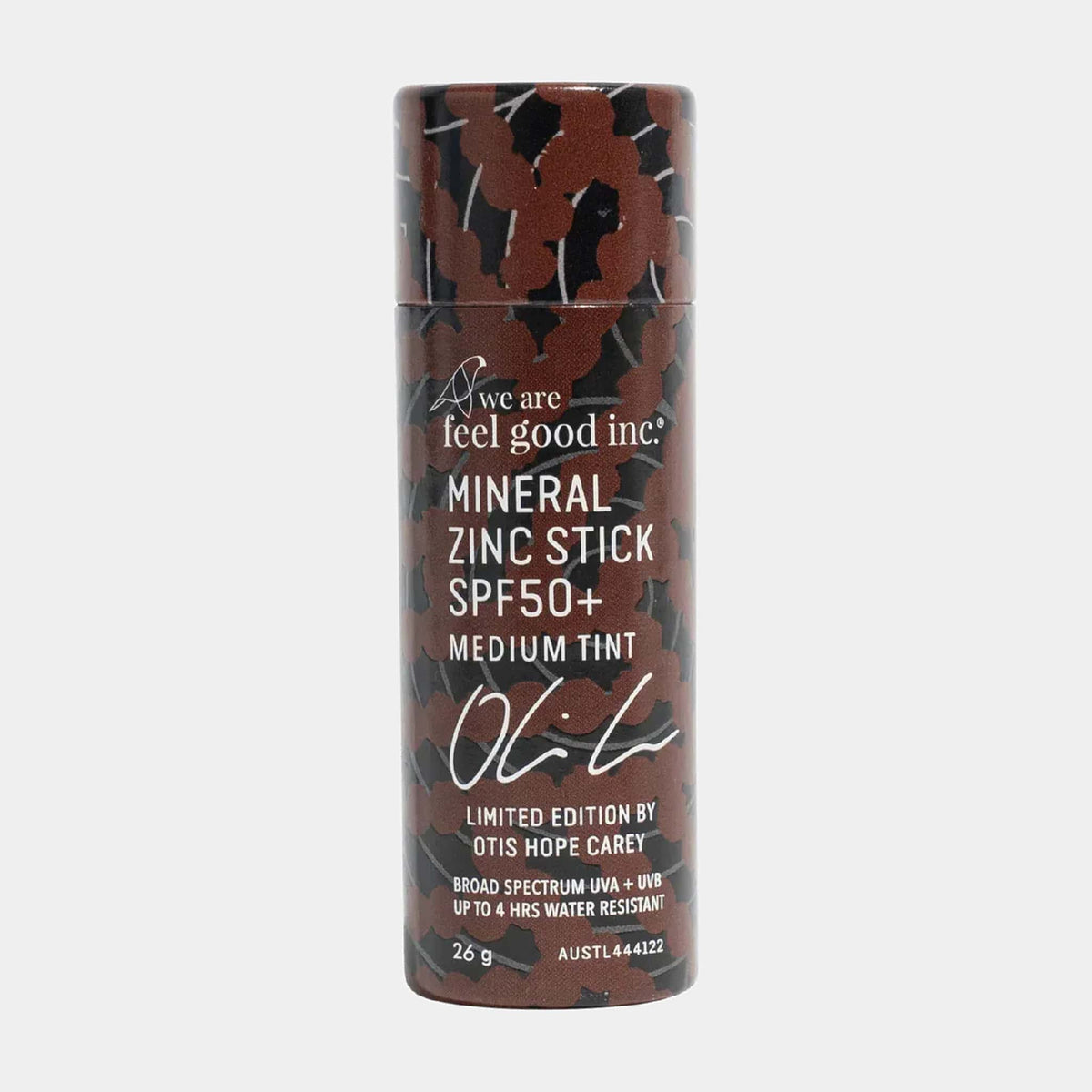 We Are Feel Good Inc. WAFG Otis Carey Mineral Zinc Stick SPF50+ Medium Tint* FGMZSOMED26 WAFG Otis Carey Mineral Zinc Stick SPF50+ Medium Tint Splash Swimwear Health & Beauty 9359702000803