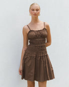 White Closet White Closet Shired Strappy Mini - Brown White Closet Shired Strappy Mini - Brown Splash Swimwear Dresses