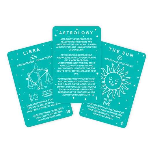 William Valentine Accessories GR840001 Astrology Cards