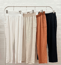 Worthier The Label Sybil Linen Pants Sybil Linen Pants Splash Swimwear