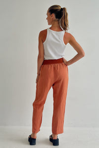 Worthier The Label Sybil Linen Pants Sybil Linen Pants Splash Swimwear