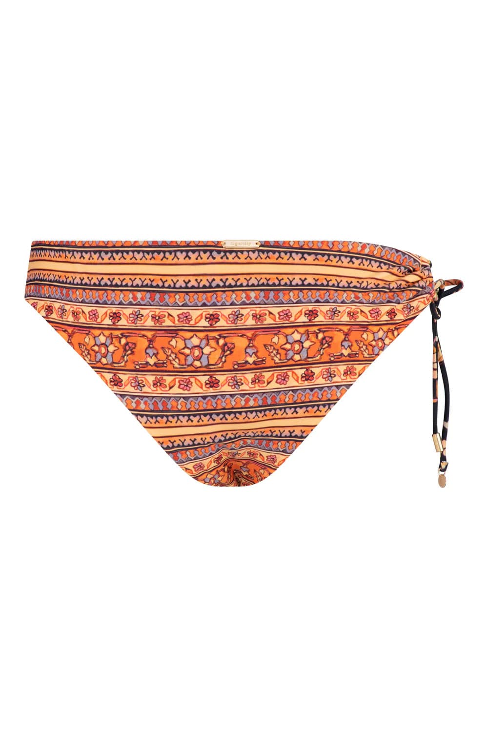 Gaia Ebony Bottom - Gaia Stripe - Tigerlily - Splash Swimwear  - bikini bottoms, May23, Tigerlily, Womens, womens swim - Splash Swimwear 