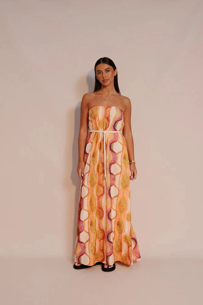 Zella Kahlo Maxi Dress - Paris Print Kahlo Maxi Dress - Paris Print Splash Swimwear