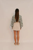 Zella The Label Lark Mini Skirt - Sand Lark Mini Skirt - Sand Splash Swimwear