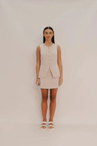 Zella The Label Lark Mini Skirt - Sand Lark Mini Skirt - Sand Splash Swimwear