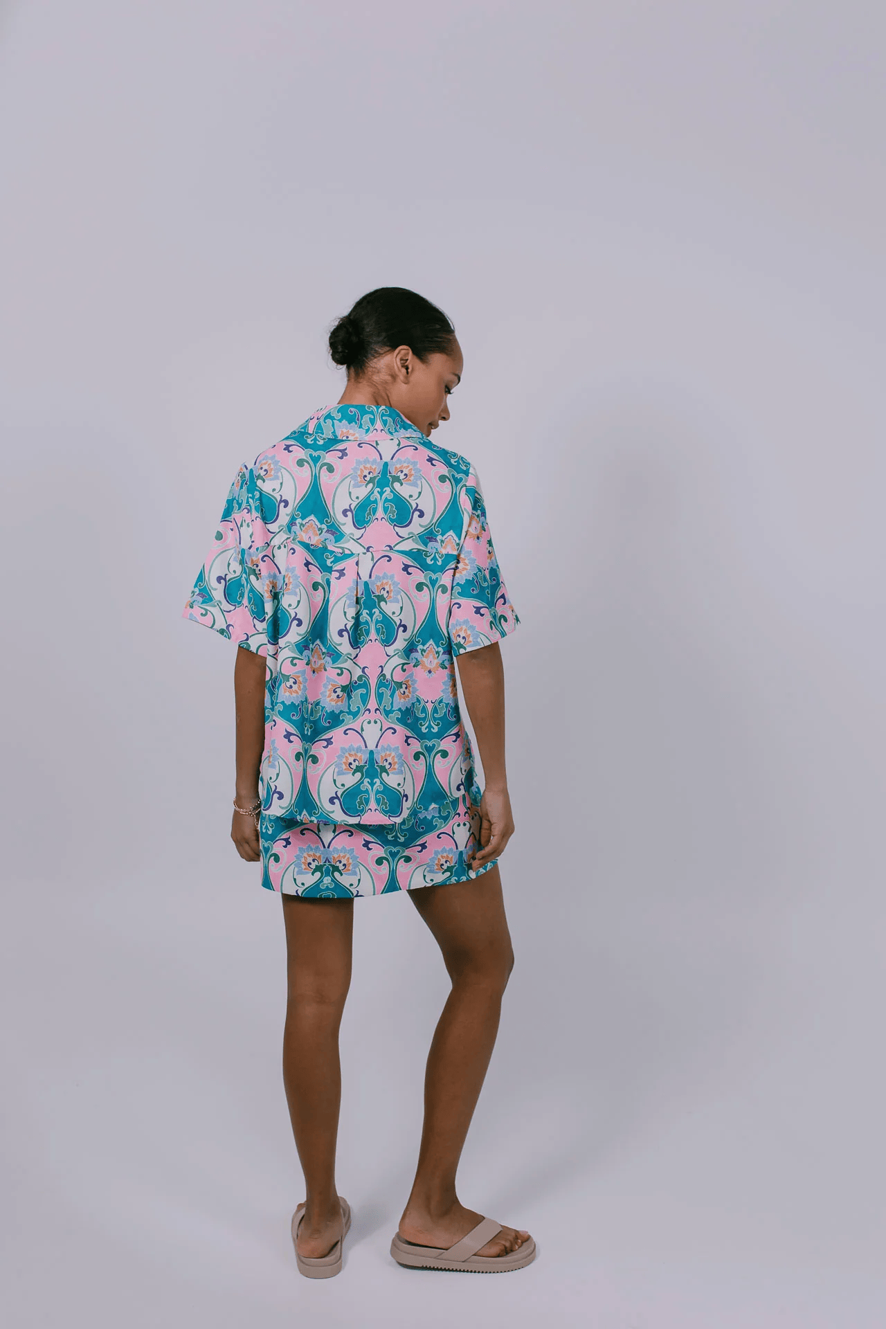 Zella The Label Zella Taman Shirt - Charm Print Zella Taman Shirt - Charm Print Splash Swimwear