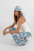 Zella The Label Zella Xyra Scarf Top - Charm Print Zella Xyra Scarf Top - Charm Print Splash Swimwear