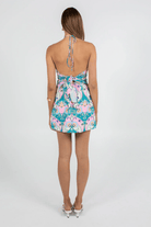 Zella The Label Zella Xyra Scarf Top - Charm Print Zella Xyra Scarf Top - Charm Print Splash Swimwear