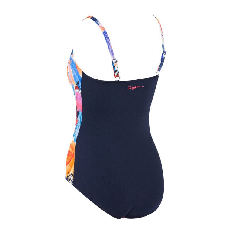 Zoggs Biarritz Ruched Front One Piece Shop Online Swimwear Australia | Zoggs Biarritz Ruched Front One Piece - Splash Swimwear Splash Swimwear One Pieces