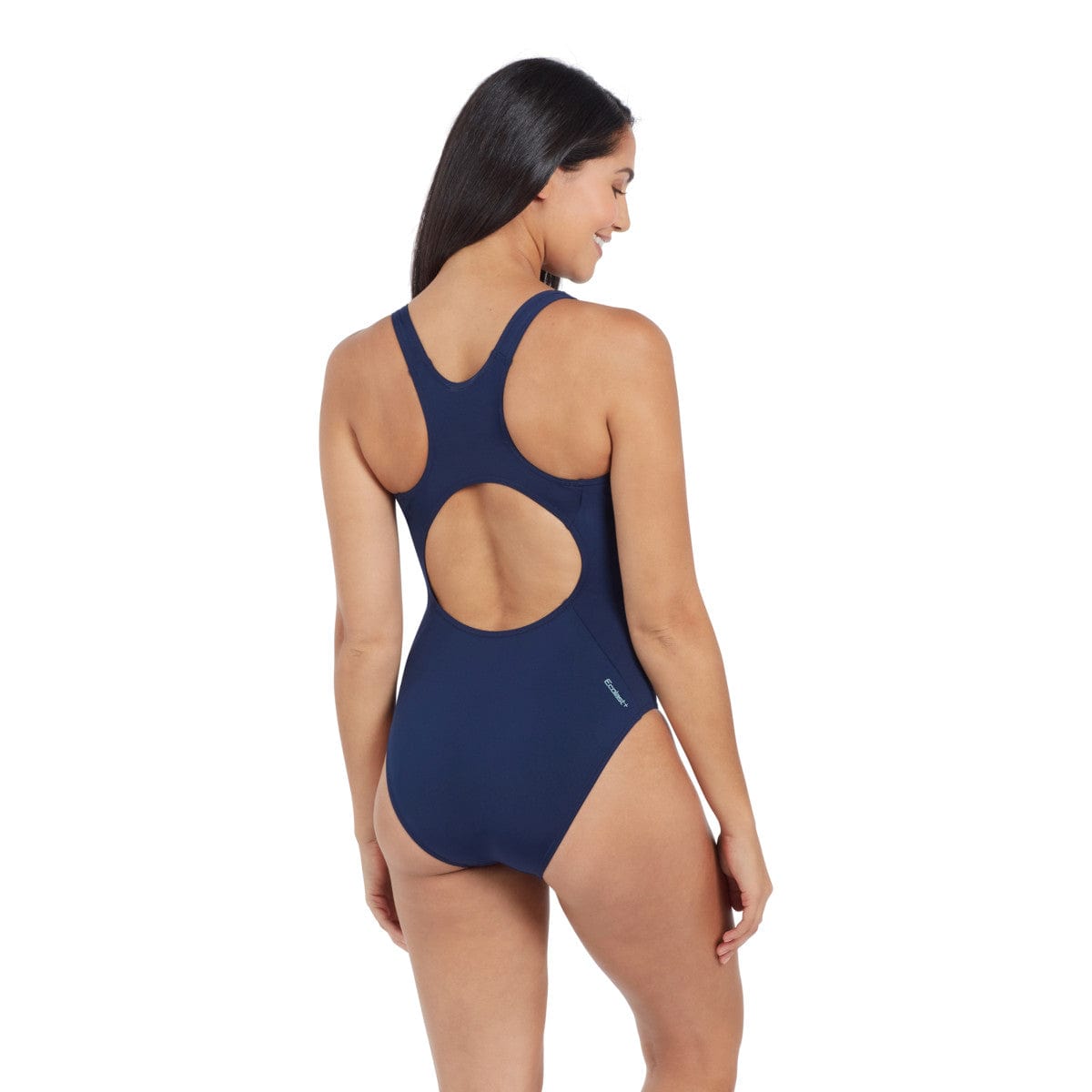 Zoggs Cottesloe Powerback One Piece - Navy Splash Swimwear One Pieces