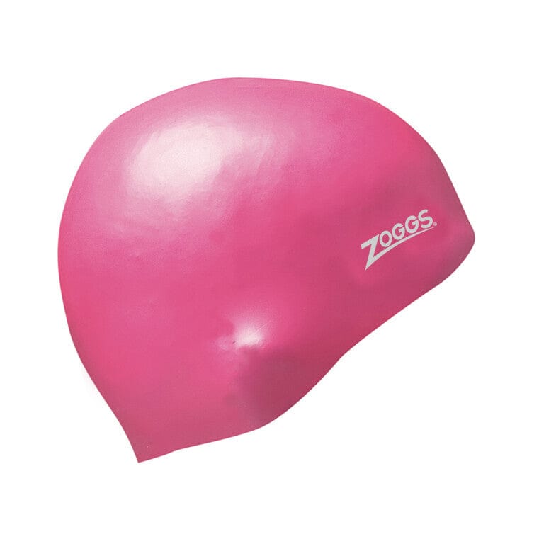 Zoggs Easy Fit Silcone Swim Cap 465002 Splash Swimwear Swim Accessories Pink 1000019619