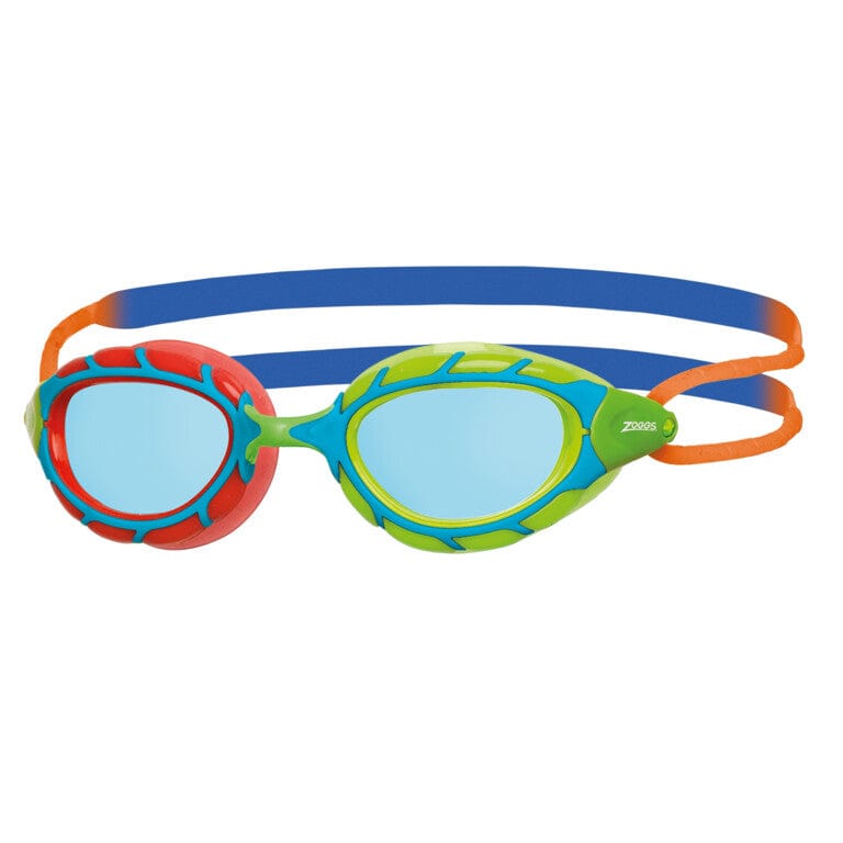 Zoggs Goggles Predator Junior - Green/Red/Blue 311869 Splash Swimwear Goggles 749266118691