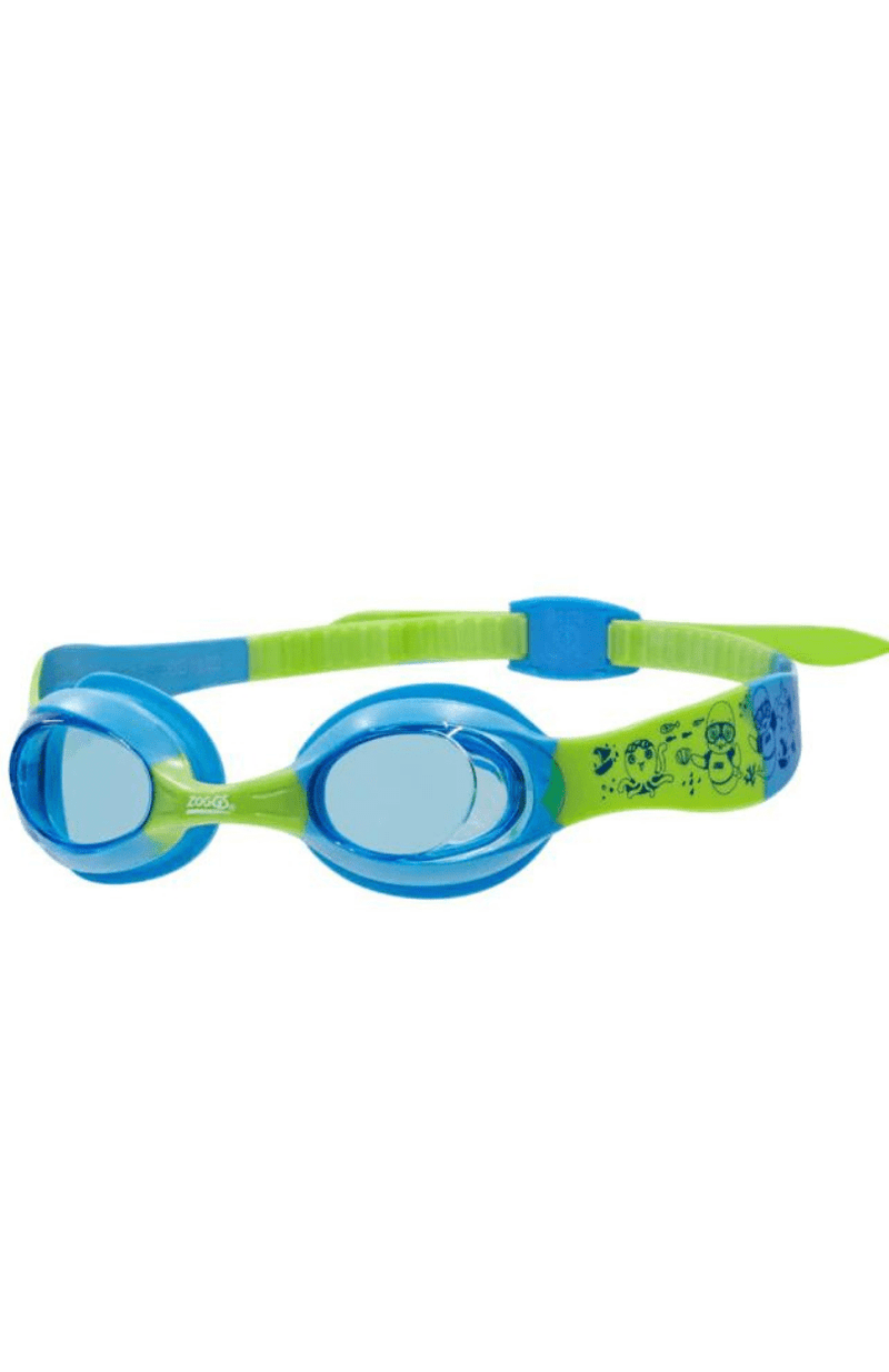 Zoggs Little Twist Goggles 0-6yrs 461421 Splash Swimwear Goggles Blue/Green 749266055156