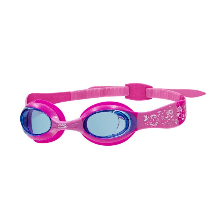 Zoggs Little Twist Goggles 0-6yrs 461421 Splash Swimwear Goggles Pink/Blue 749266065155