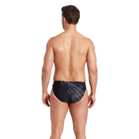 Zoggs Mens Etch Racer Mens Etch Racer Splash Swimwear