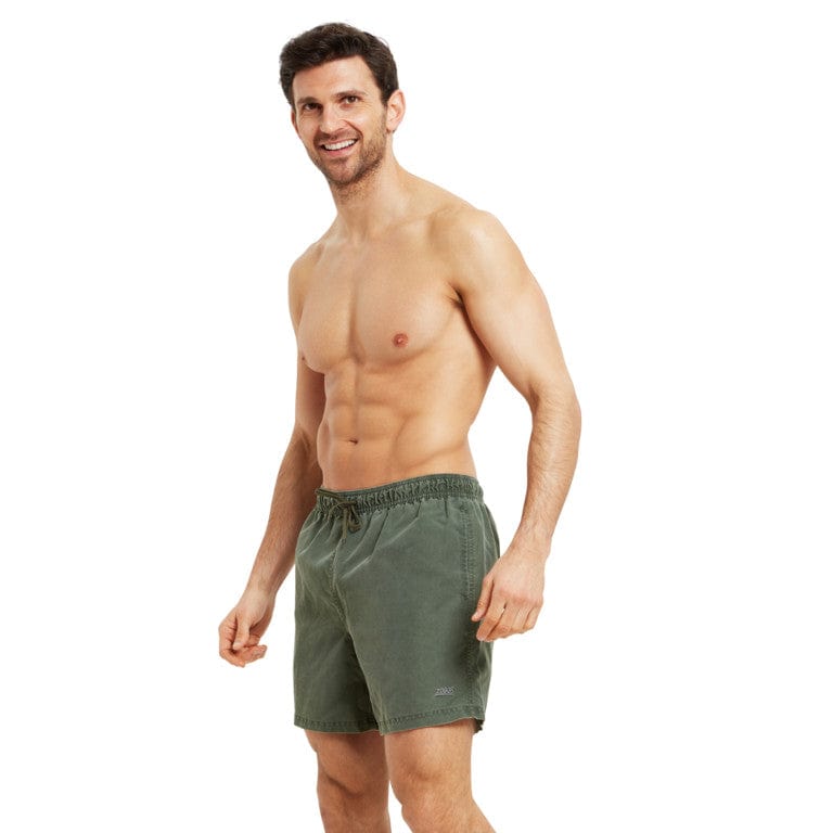 Zoggs Mens Mosman Washed 15 Inch Shorts ED Splash Swimwear Mens