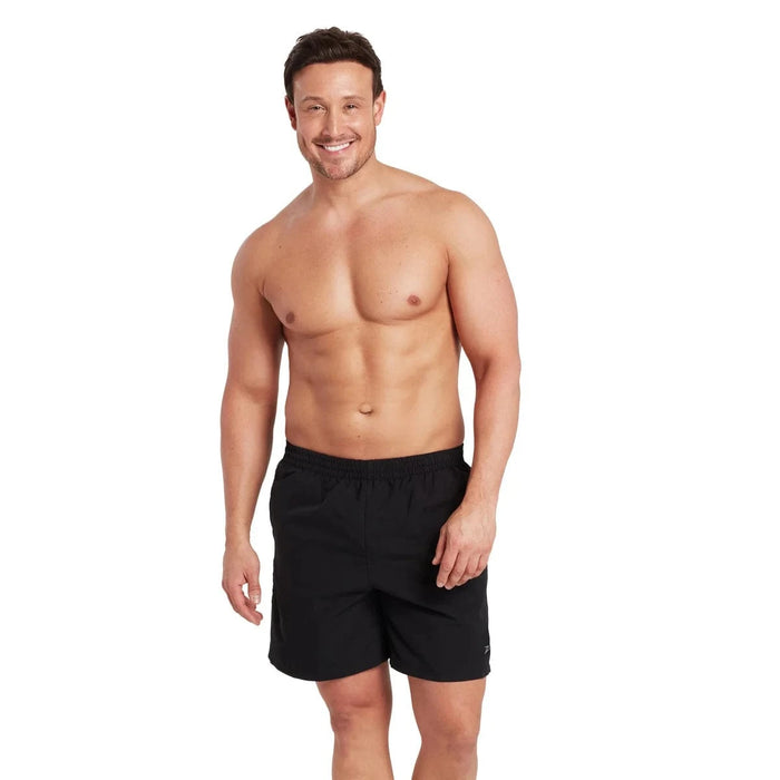 Zoggs Mens Penrith 17" Shorts - Ecodura Mens Penrith 17" Shorts - Ecodura Splash Swimwear Mens Black / S