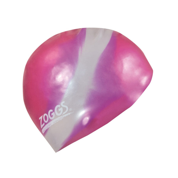 Zoggs Multi Color Silicone Swim Cap 465026 Splash Swimwear Swim Accessories 749266006035