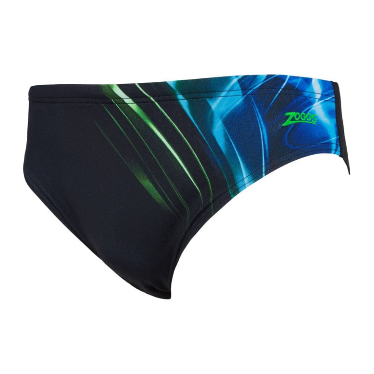 Zoggs Ocean Swirl Racer Splash Swimwear Mens