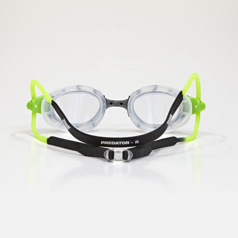 Zoggs Predator Goggels - Clear/Black/Lime 461037.CLR Splash Swimwear Goggles 749266348630