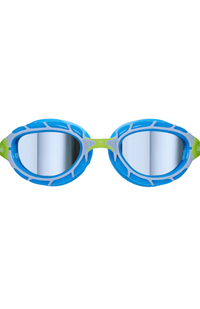 Zoggs Predator Titanium Goggles - Blue/Lime 432621 Splash Swimwear Goggles 749266117977