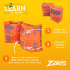 Zoggs Roll-Ups 1-6yrs 301204 Splash Swimwear Swim Accessories 749266012043