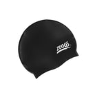 Zoggs Silicone Ultra Fit Swim Cap 465003 Splash Swimwear Swim Accessories Black 749266046246