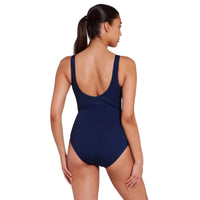 Zoggs Spatial Wrap Front Swimsuit Spatial Wrap Front Swimsuit Splash Swimwear