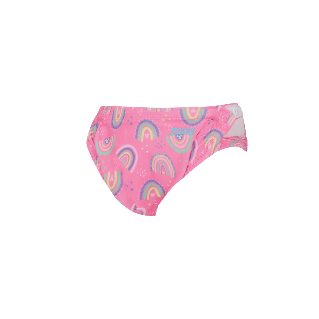 Zoggs Zoggs Adjustable Swim Nappy 465522 Zoggs Adjustable Swim Nappy Splash Swimwear Kids Swimwear Rainbow Magenta / O/S 194151202588