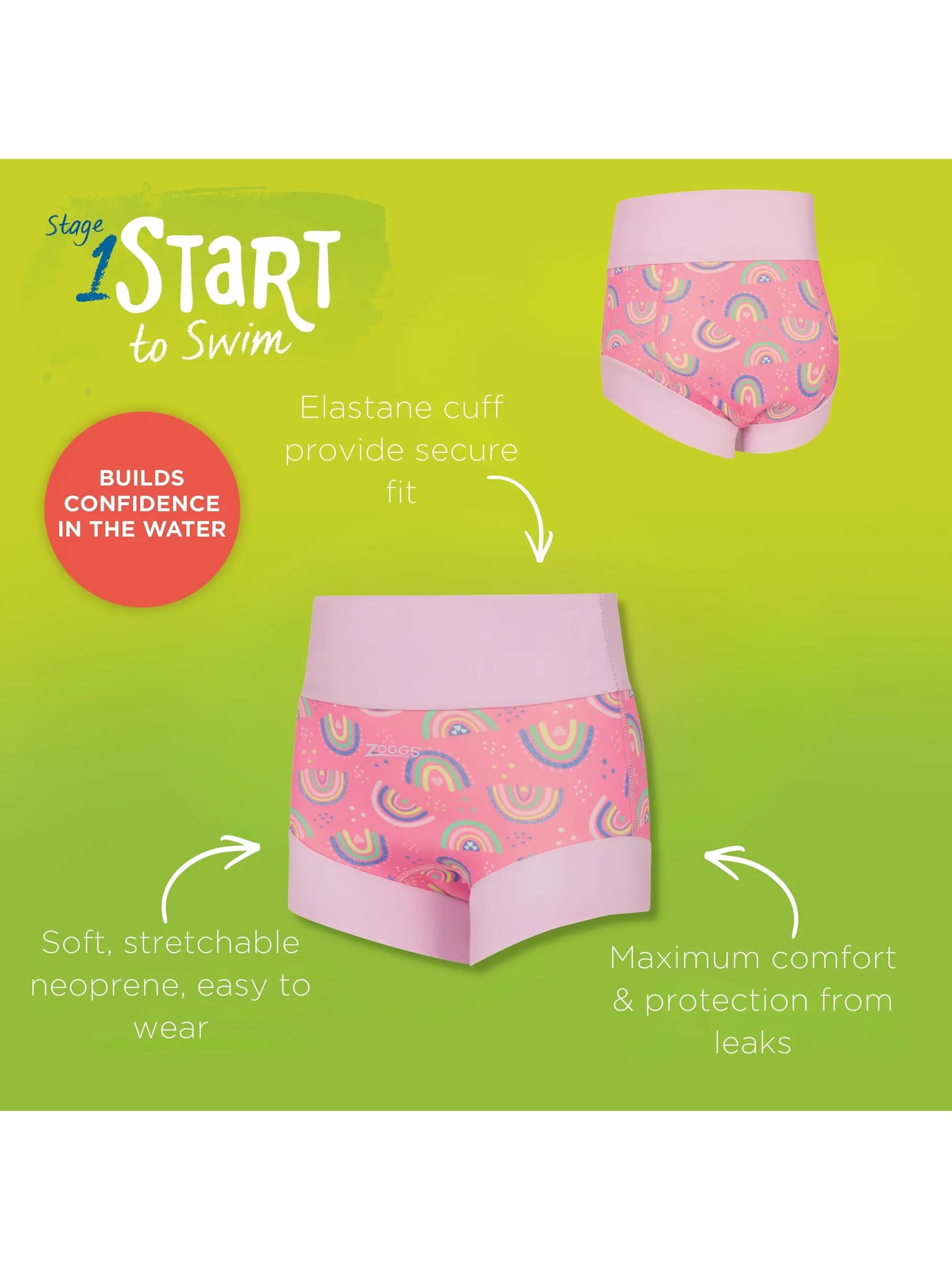 Zoggs Zoggs Comfy Swimsure Nappy Zoggs Adjustable Swim Nappy Splash Swimwear Kids Swimwear