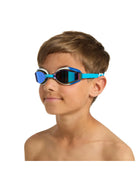 Zoggs Zoggs Endura Max Junior Goggles 6-14 yrs - Titanium Zoggs Predator Goggels - Blue/Black/ Smoke Tint | Australia Splash Swimwear Goggles