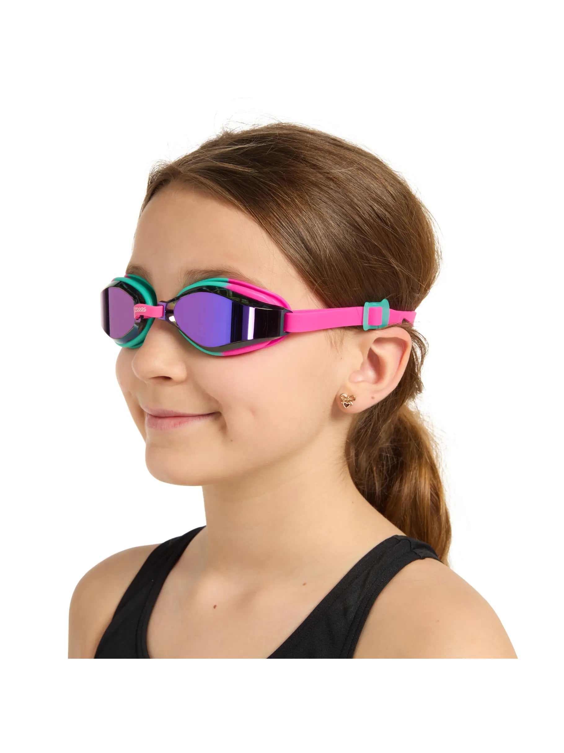 Zoggs Zoggs Endura Max Junior Goggles 6-14 yrs - Titanium Zoggs Predator Goggels - Blue/Black/ Smoke Tint | Australia Splash Swimwear Goggles