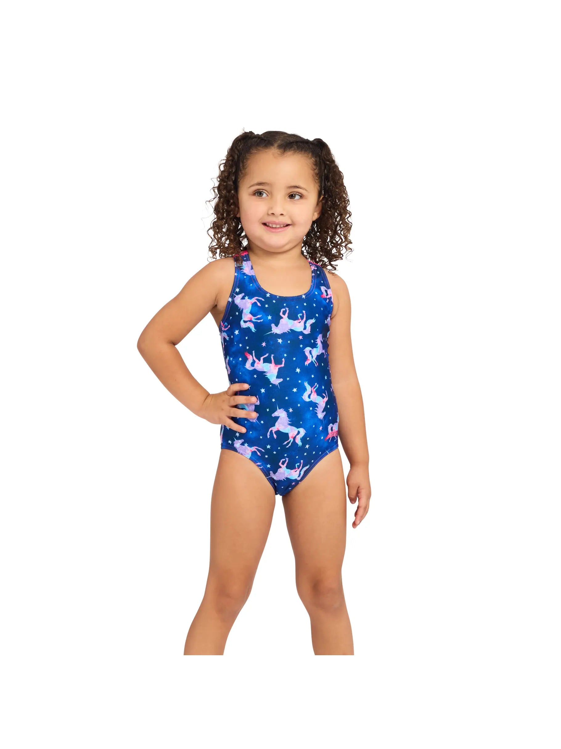 Zoggs Zoggs Girls Actionback Kids One Piece - Pegaso Zoggs Girls Actionback Kids One Piece - Pegaso Splash Swimwear Kids