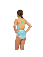 Zoggs Zoggs Girls Flyback One Piece - Fishdom Zoggs Girls Flyback One Piece - Fishdom Splash Swimwear Kids