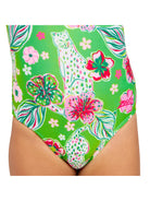 Zoggs Zoggs Girls Yaroomba Floral One Piece Zoggs Girls Yaroomba Floral One Piece Splash Swimwear Kids