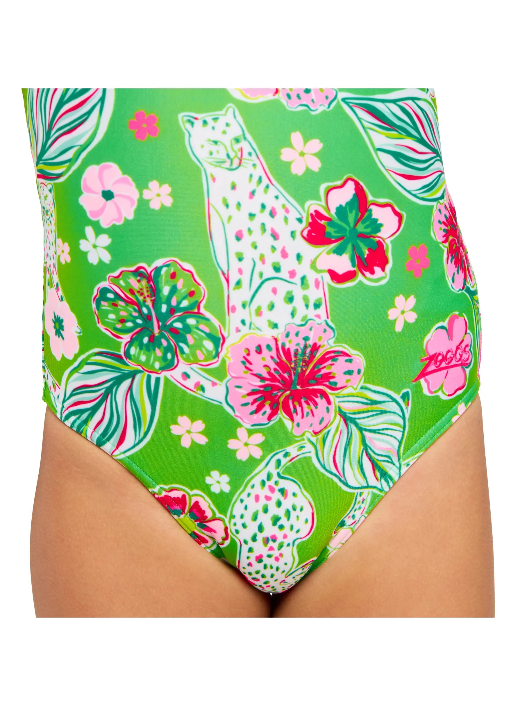 Zoggs Zoggs Girls Yaroomba Floral One Piece Zoggs Girls Yaroomba Floral One Piece Splash Swimwear Kids