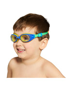 Zoggs Zoggs Little Sonic Air Junior Goggles 0-6yrs - Blue/Yellow Clear Lens 461418 Zoggs Sonic Air Junior Goggles 6-14yrs Splash Swimwear Goggles 194151179057