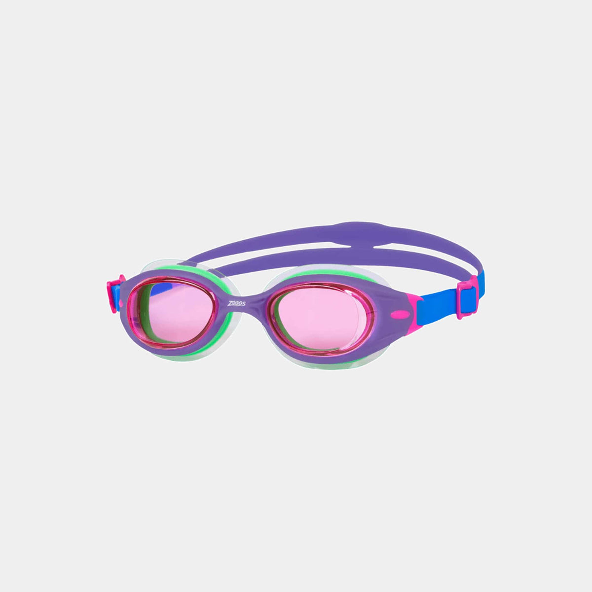 Zoggs Zoggs Little Sonic Air Junior Goggles 0-6yrs - Pink/Blue Pink Lens 461418 Zoggs Little Sonic Air Junior Goggles 0-6yrs - Pink/Blue Pink Lens Splash Swimwear Goggles 194151178852