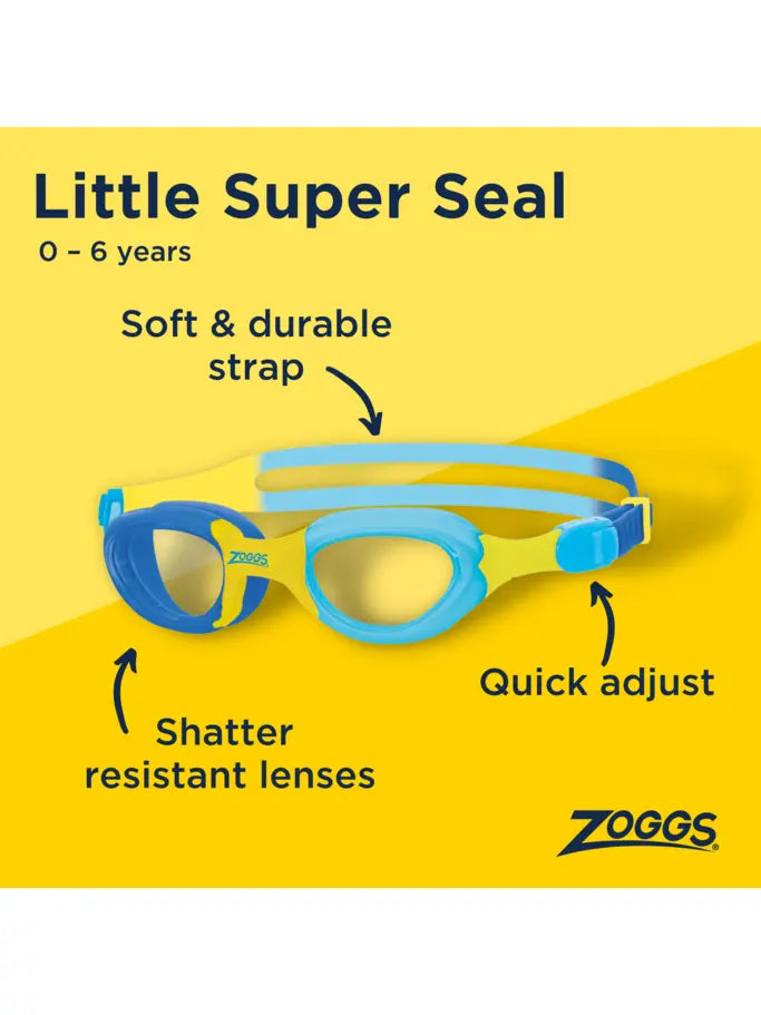 Zoggs Zoggs Little Super Seal Junior Goggles 0-6yrs Zoggs Little Super Seal Junior Goggles 0-6yrs Splash Swimwear Goggles