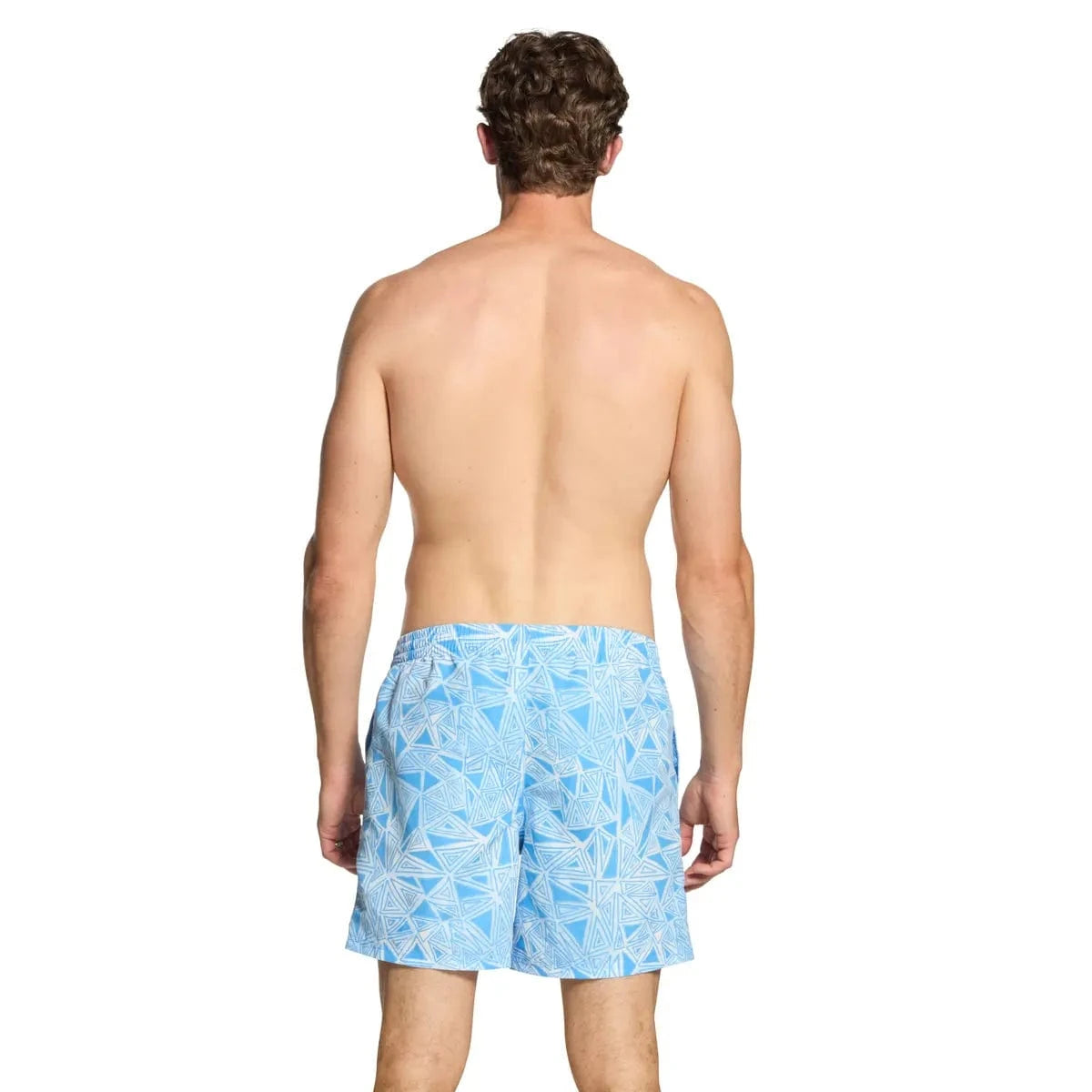 Zoggs Zoggs Mens 16 Inch Water Shorts - Geometric Zoggs Mens 16 Inch Water Shorts - Geometric Splash Swimwear Mens