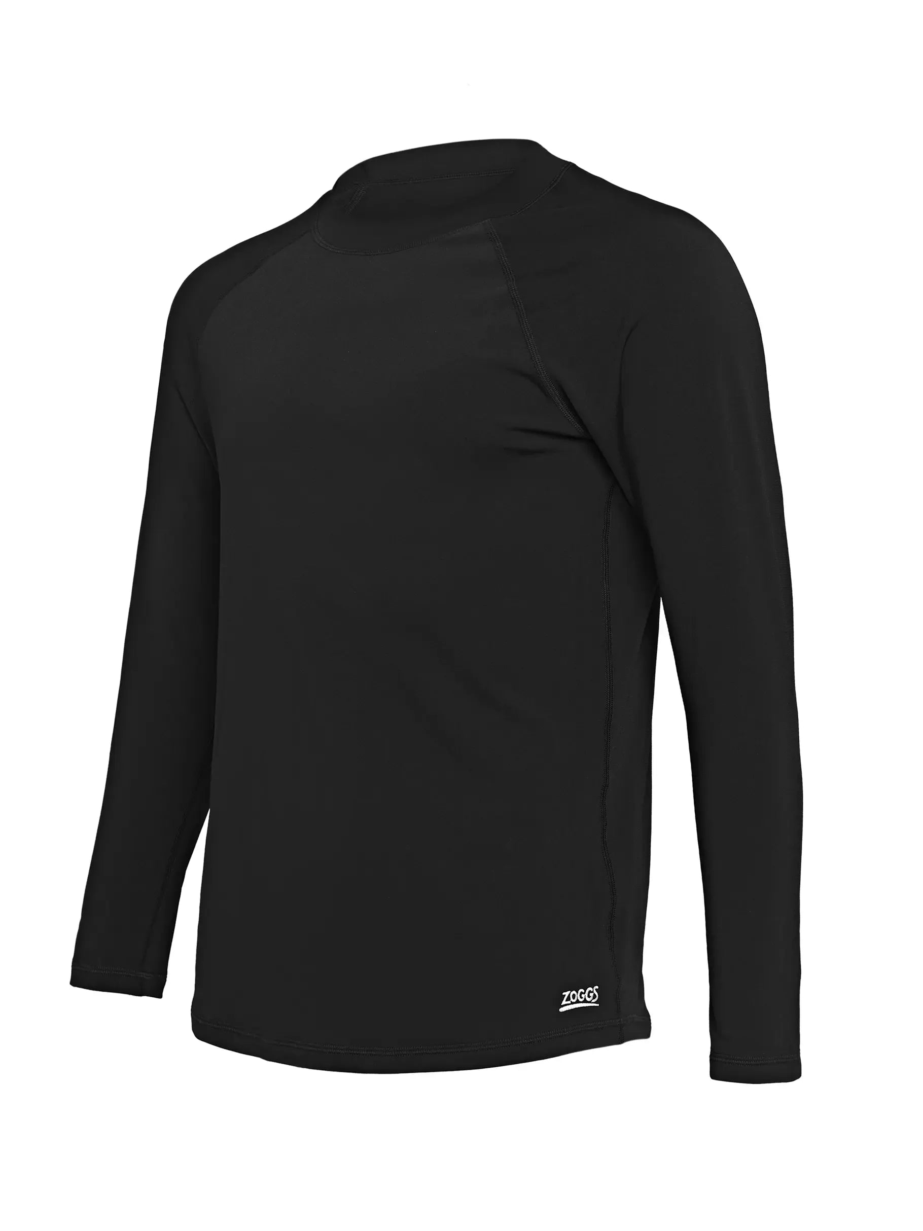 Zoggs Zoggs Mens Jackson Long Sleeve Sun Top - Black Zoggs Mens Jackson Long Sleeve Sun Top - Black Splash Swimwear Rashies & Sunsuits