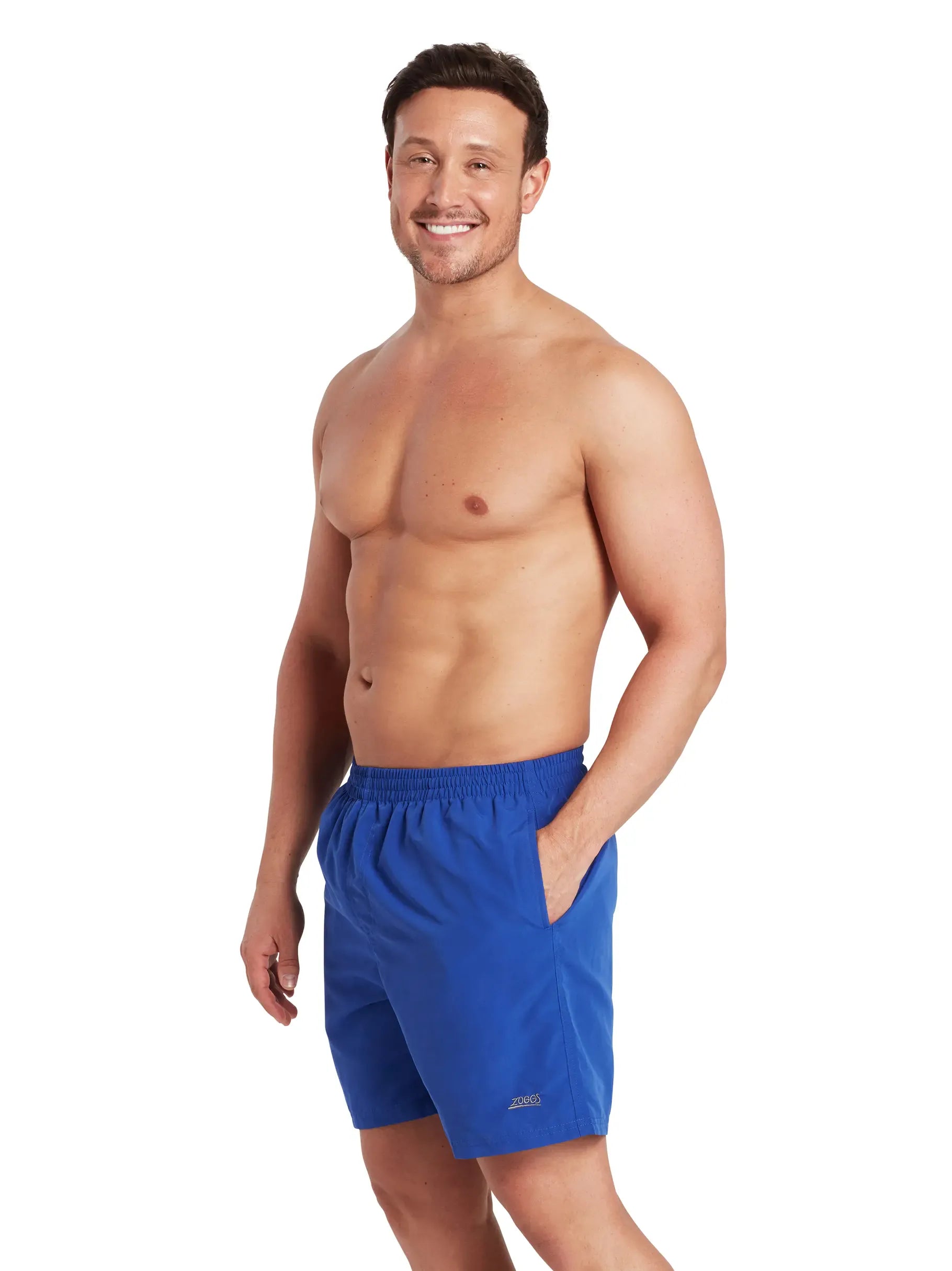 Zoggs Zoggs Mens Penrith 17 inch Shorts 462924-ROYA-S Zoggs Mens Penrith 17 inch Shorts Splash Swimwear Shorts Royal / S 194151075335