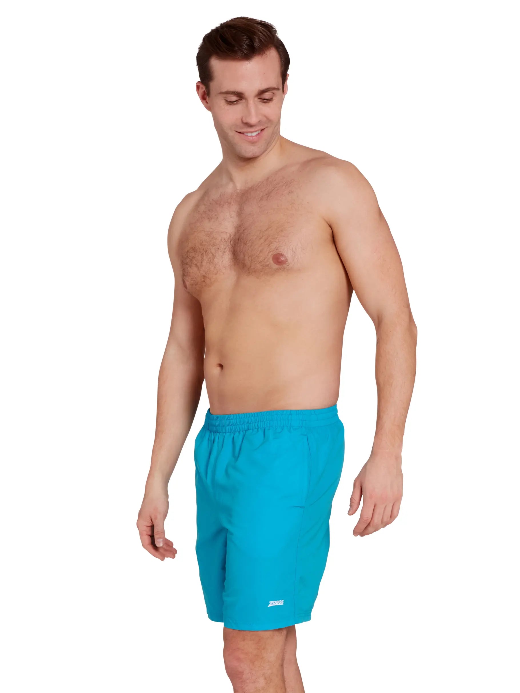 Zoggs Zoggs Mens Penrith 17 inch Shorts 462924-TURQ-S Zoggs Mens Penrith 17 inch Shorts Splash Swimwear Shorts Turquoise / S 194151165319