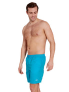 Zoggs Zoggs Mens Penrith 17 inch Shorts 462924-TURQ-S Zoggs Mens Penrith 17 inch Shorts Splash Swimwear Shorts Turquoise / S 194151165319