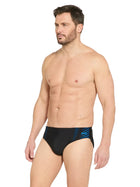 Zoggs Zoggs Mens Racer Ecolast+ Brief 462942-EXTE-14 Zoggs Mens Racer Ecolast+ Brief Splash Swimwear One Pieces Extender Light Blue / 32" 194151215250
