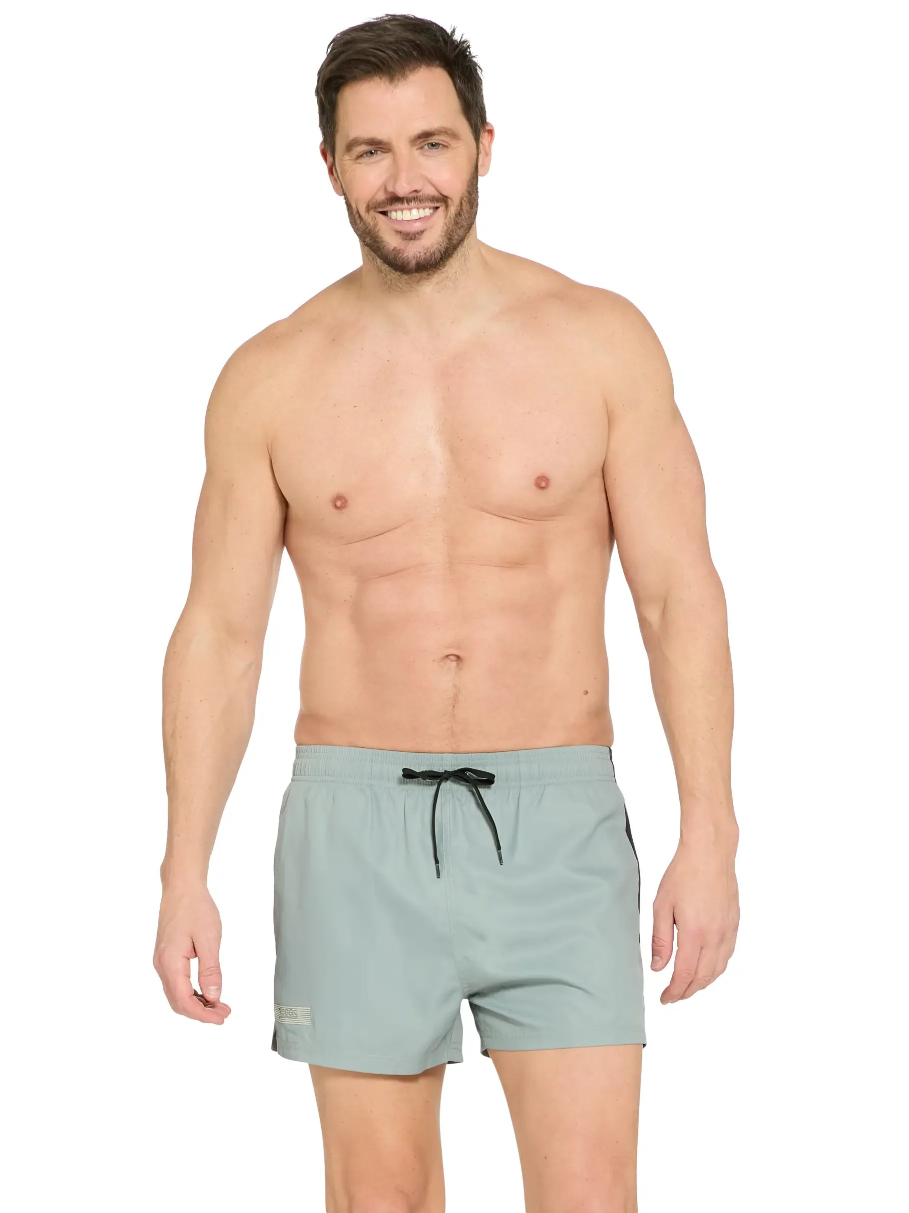 Zoggs Zoggs Mens Sunbay Shorts 462939-GREY-S Zoggs Mens Sunbay Shorts Splash Swimwear Shorts Grey / S 194151209921