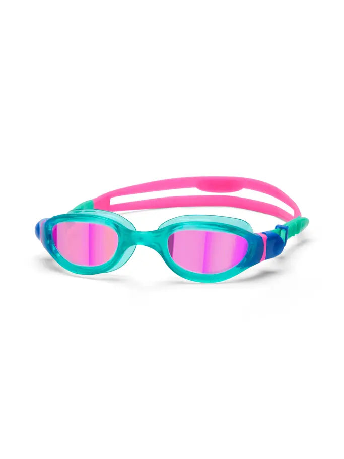 Zoggs Zoggs Phantom 2.0 Junior Goggles 6-14 yrs- Titantium 461344 Zoggs Predator Goggels - Blue/Black/ Smoke Tint | Australia Splash Swimwear Goggles Turquoise/Pink Mirror 194151184327