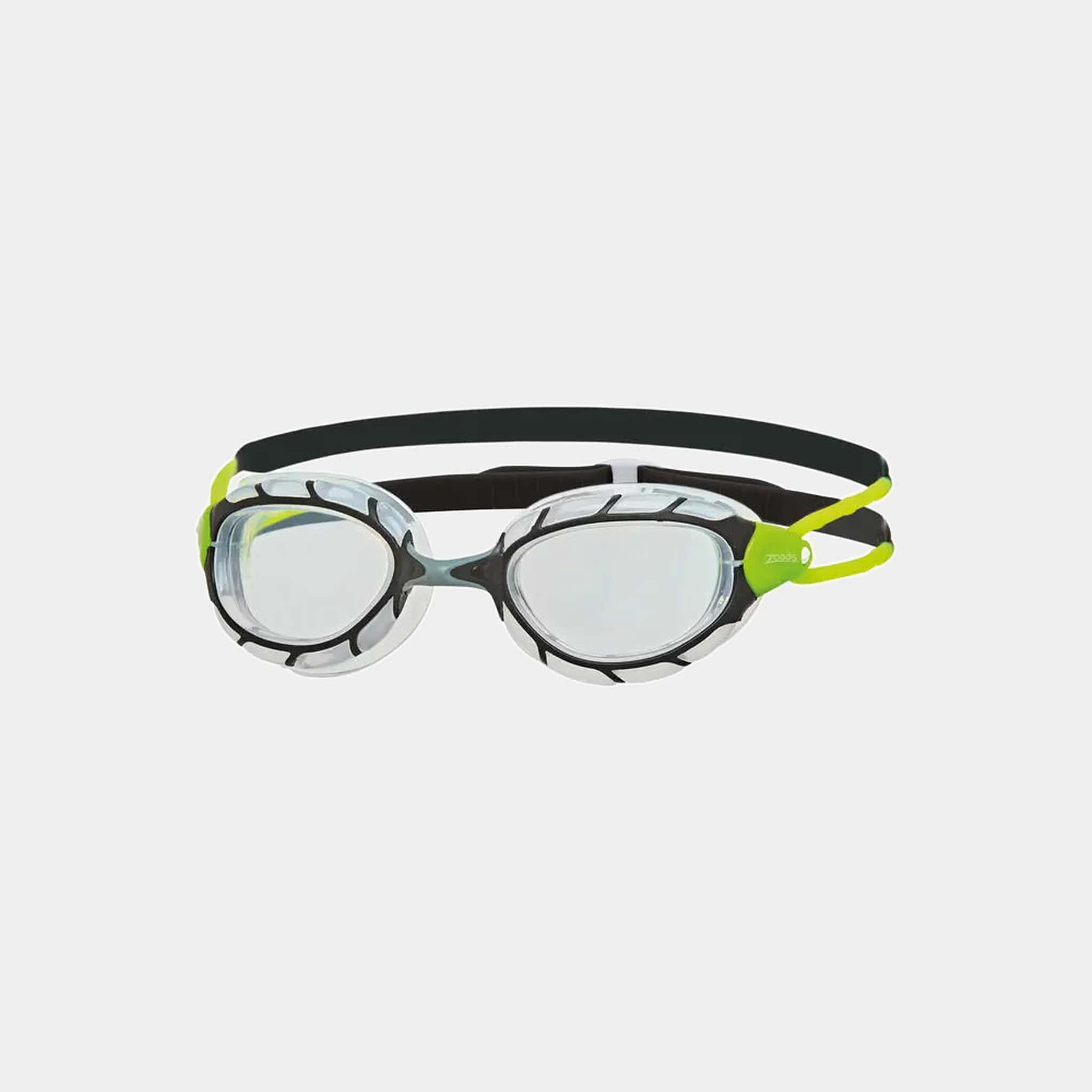 Zoggs Zoggs Predator Goggles - Black/Green Clear Lens 461037 Zoggs Predator Goggles - Black/Green Clear Lens Splash Swimwear Goggles 749266348630