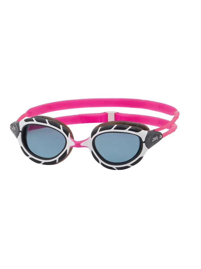 Zoggs Zoggs Predator Goggles - Pink/White Smoke Lens 461037 Zoggs Predator Goggels - Blue/Black/ Smoke Tint | Australia Splash Swimwear Goggles 194151060096