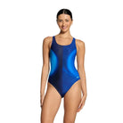 Zoggs Zoggs Spinal Blue Powerback Swimsuit Zoggs Spinal Blue Powerback Swimsuit Splash Swimwear